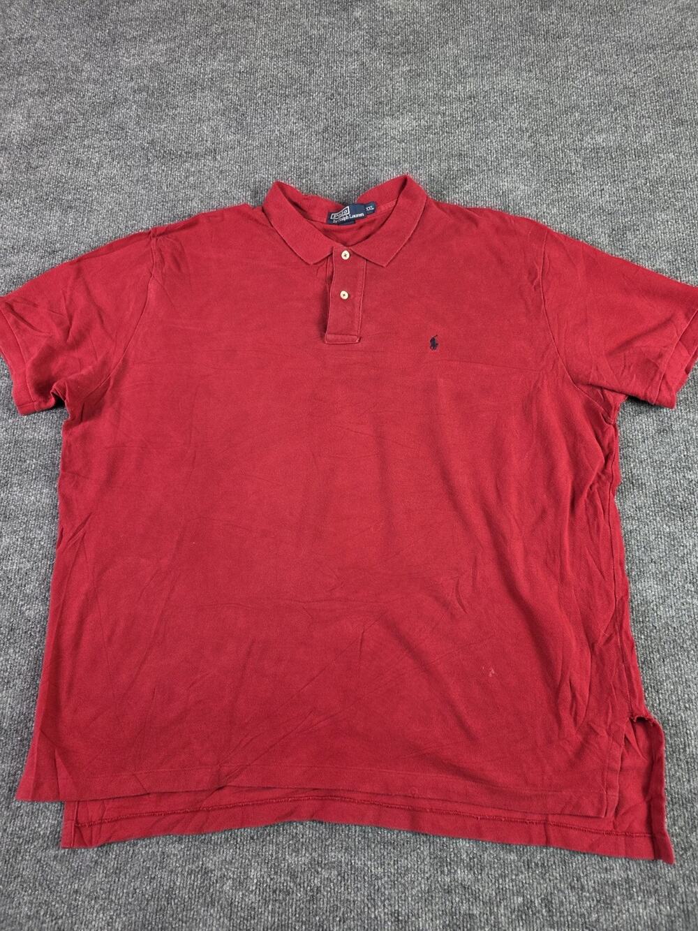Polo Ralph Lauren Polo Shirt Mens 2XL Pony Logo XXL Red